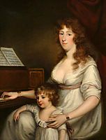 Portrait of a Lady with Her Child, 1798, russell