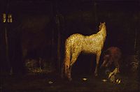 In the Stable, 1900, ryder