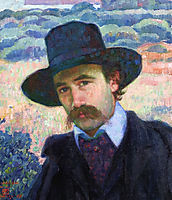 Andre Gide at Jersey, 1907, rysselberghe