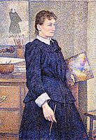 Anna Boch in Her Studio, c.1893, rysselberghe