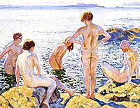 Bathers, c.1920, rysselberghe