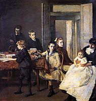 The Children of Francois van Rysselberghe, 1885, rysselberghe