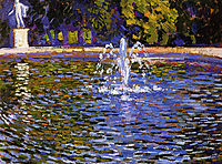 The Fountain - Parc Sans Souci at Potsdam, 1902, rysselberghe