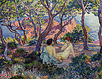 In the Shade of the Pines, 1905, rysselberghe