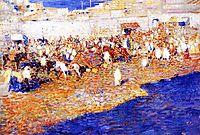 Maroccan Market, 1887, rysselberghe