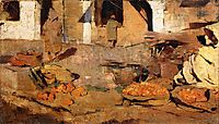 Moroccan Fruit Market, c.1883, rysselberghe
