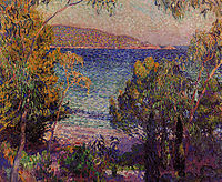 Pines and Eucalyptus at Cavelieri, 1905, rysselberghe