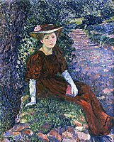 Portrait of Daisy Weber, 1907, rysselberghe