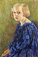 Portrait of Elizabeth van Rysselberghe, 1896, rysselberghe