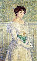 Portrait of Laure Fle, 1898, rysselberghe