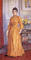 Portrait of Madame van Rysselberghe, 1891, rysselberghe