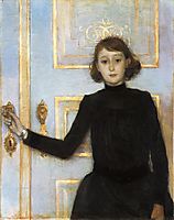 Portrait of Marguerite van Mons, 1886, rysselberghe