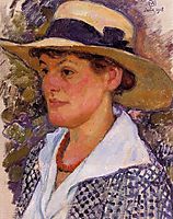 Portrait of a Woman, 1918, rysselberghe
