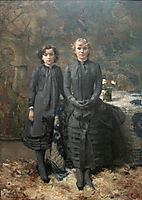 The Sisters of the Painter Schlobach, 1884, rysselberghe