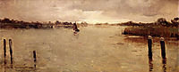 Spaarnwoude island, 1883, rysselberghe