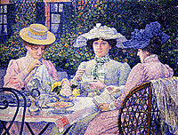 Summer Afternoon (Tea in the Garden), 1901, rysselberghe