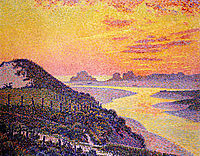 Sunset at Ambletsuse, 1899, rysselberghe