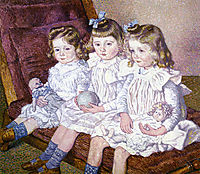 Thomas Braun-s Three Daughters, 1904, rysselberghe