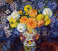 Vase of Flowers, 1907, rysselberghe