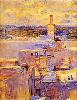 View of Meknes, Morocco, c.1888, rysselberghe