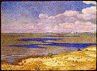 View of the River Scheldt, 1893, rysselberghe
