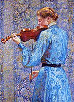The Violinist, 1903, rysselberghe