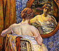 Woman at a Mirror, 1907, rysselberghe