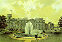 Eastern Wing of Verkiai Palace, 1848, sadovnikov