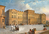Mariinsky Palace as Seen from the Blue Bridge, 1847, sadovnikov