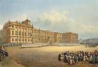 View of the Winter Palace from the Admiralty, 1839, sadovnikov