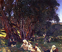 Albanian Olive Pickers, 1909, sargent