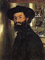 Alberto Falchetti, 1905, sargent