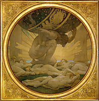 Atlas and the Hesperides, 1922-1925, sargent