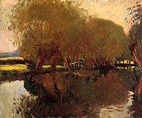 A Backwater at Calcot Near Reading, 1888, sargent