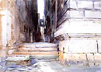 Base of a Palace, 1904, sargent