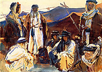 Bedouin Camp, 1905-1906, sargent