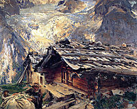 Brenva Glacier, 1908-1909, sargent