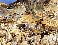 Bringing Down Marble from the Quarries in Carrara, 1911, sargent