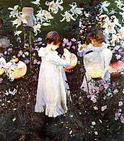 Carnation, Lily, Lily, Rose, 1885-1886, sargent