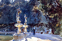 Florence: Fountain, Boboli Gardens, 1906-1907, sargent
