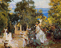 A Garden in Corfu, 1909, sargent