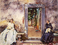 The Garden Wall, 1910, sargent