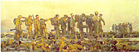 Gassed, 1918, sargent