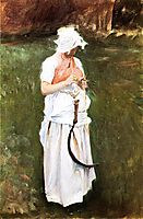 Girl with a Sickle, 1885, sargent