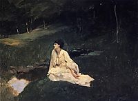 Judith Gautier (also known as By the River or Resting by a Spring), 1885, sargent