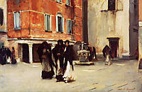 Leaving Church, Campo San Canciano, Venice, 1882, sargent