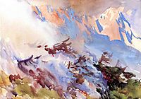Mountain Fire, c.1908, sargent