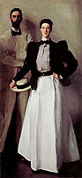 Mr. and Mrs. Isaac Newton Phelps Stokes, 1897, sargent