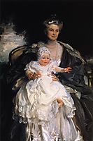 Mrs. Henry Phipps and Her Granson Winston, 1907, sargent