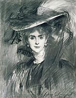 Olga, Baroness de Meyer, 1907, sargent